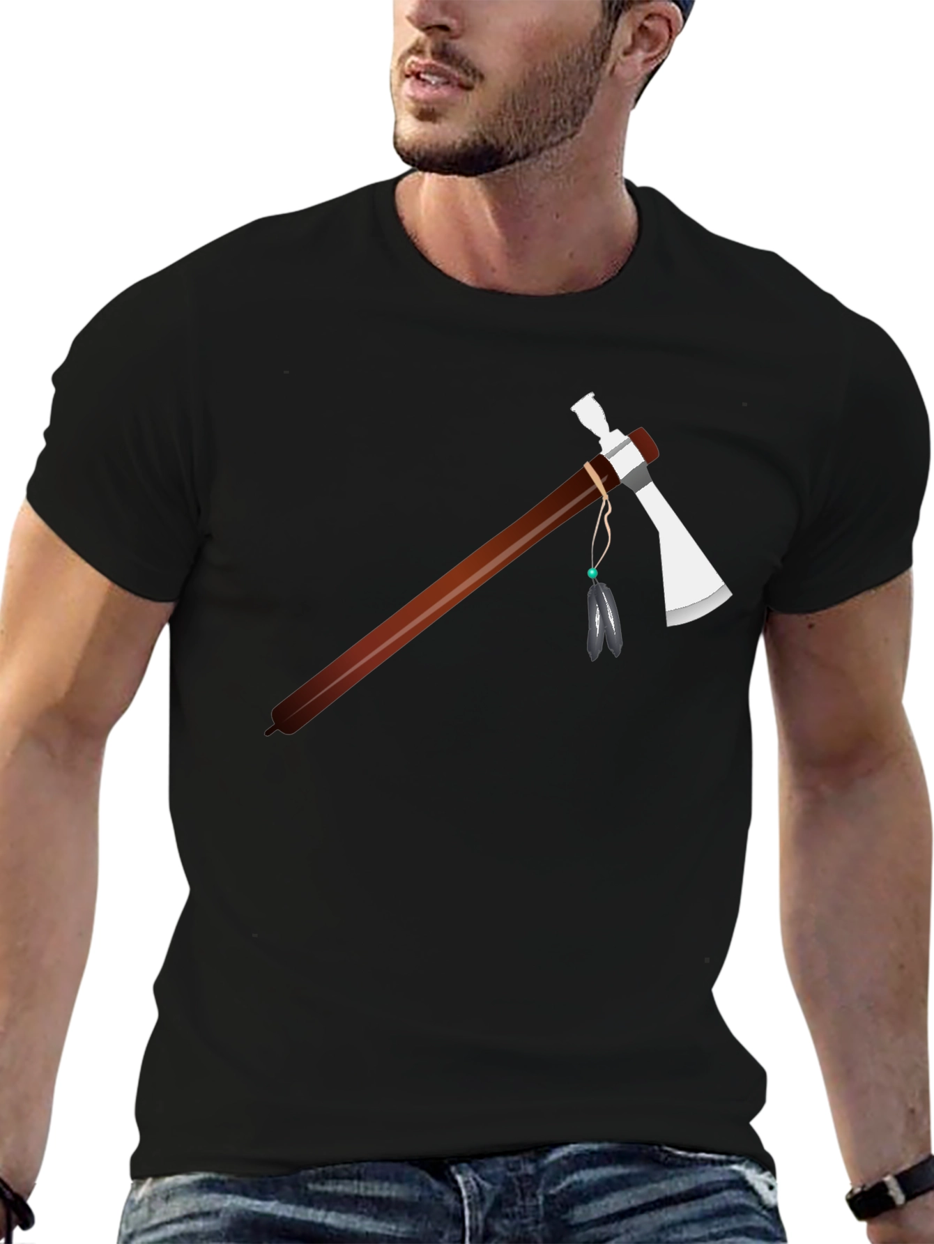 Tomahawk Axe Graphic Tee - Black