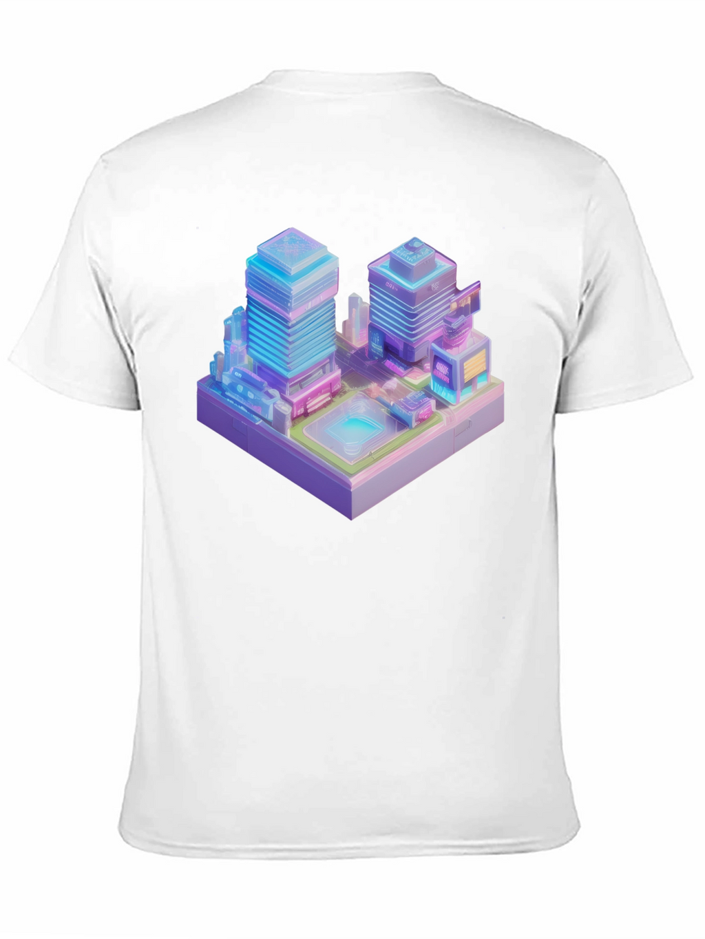 Cyberpunk Cityscape Graphic Tee