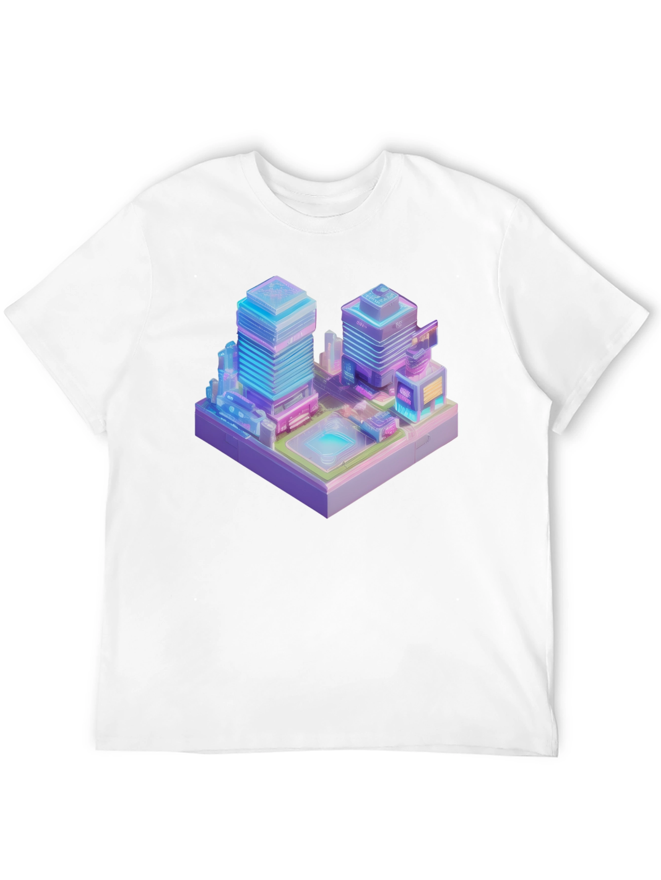 Cyberpunk Cityscape Graphic Tee