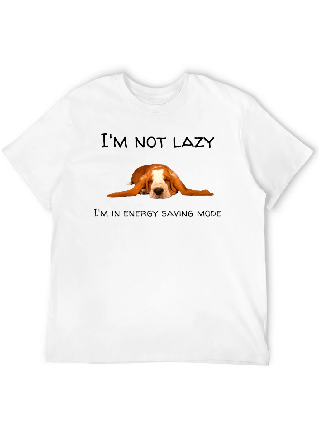 Lazy Dog T-Shirt - Energy Saving Mode Tee