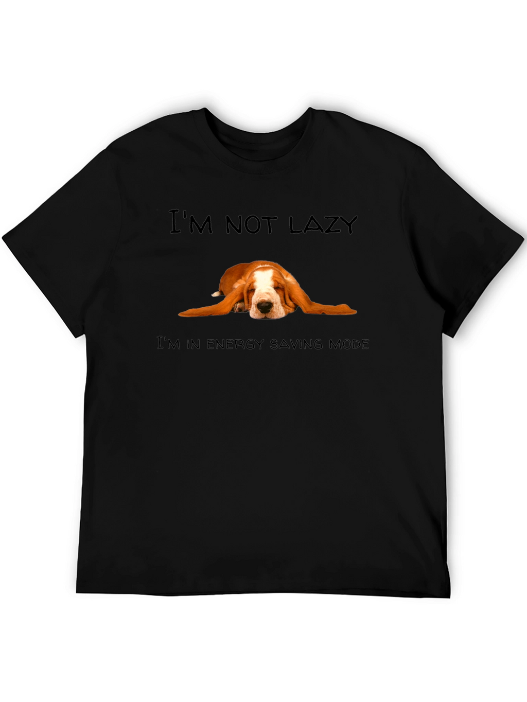 Lazy Dog T-Shirt - Energy Saving Mode Tee