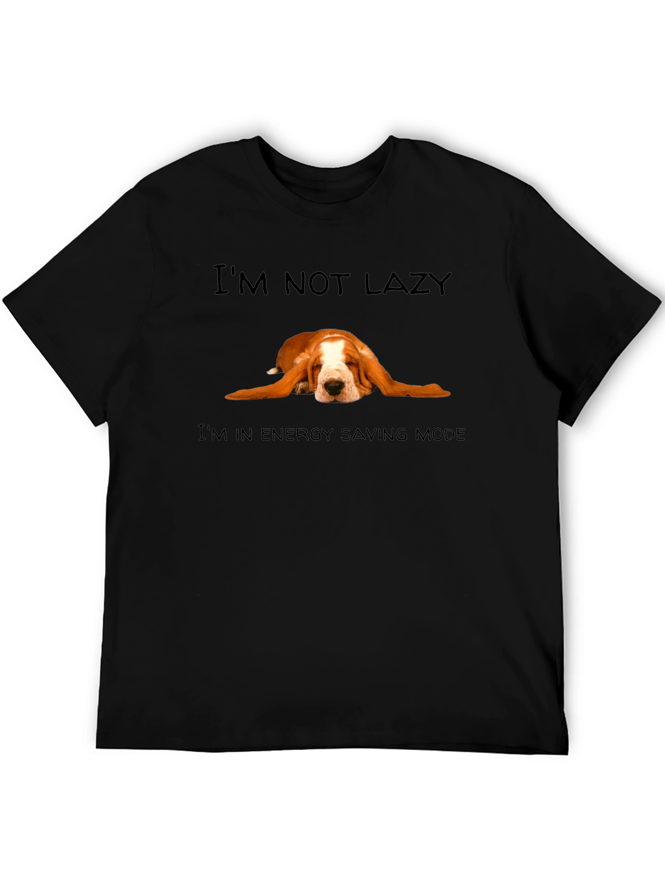Lazy Dog T-Shirt - Energy Saving Mode Tee