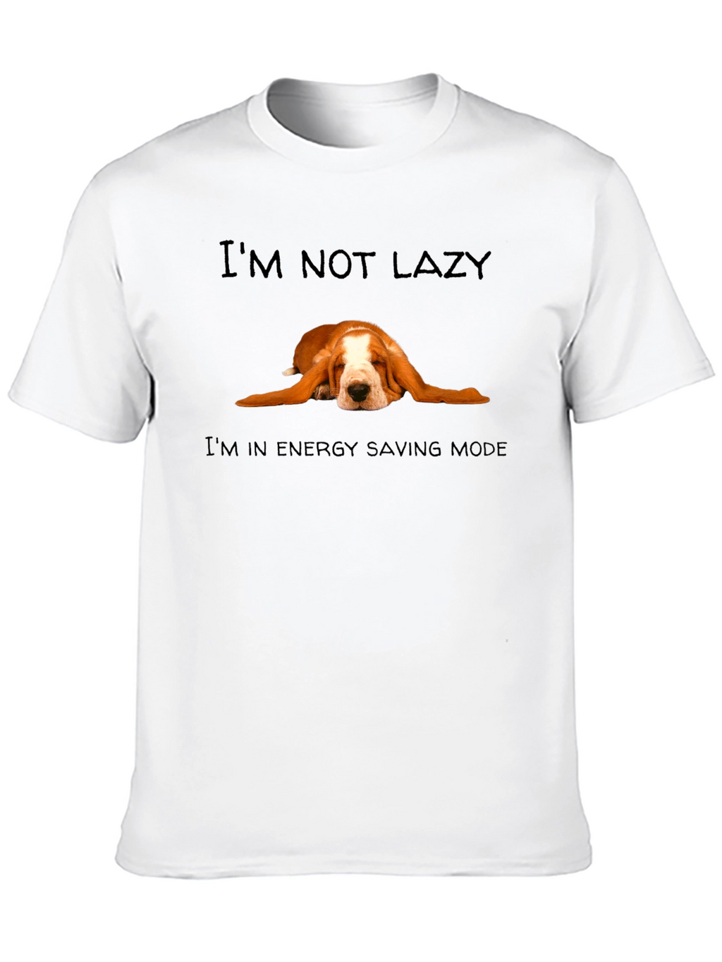 Lazy Dog T-Shirt - Energy Saving Mode Tee