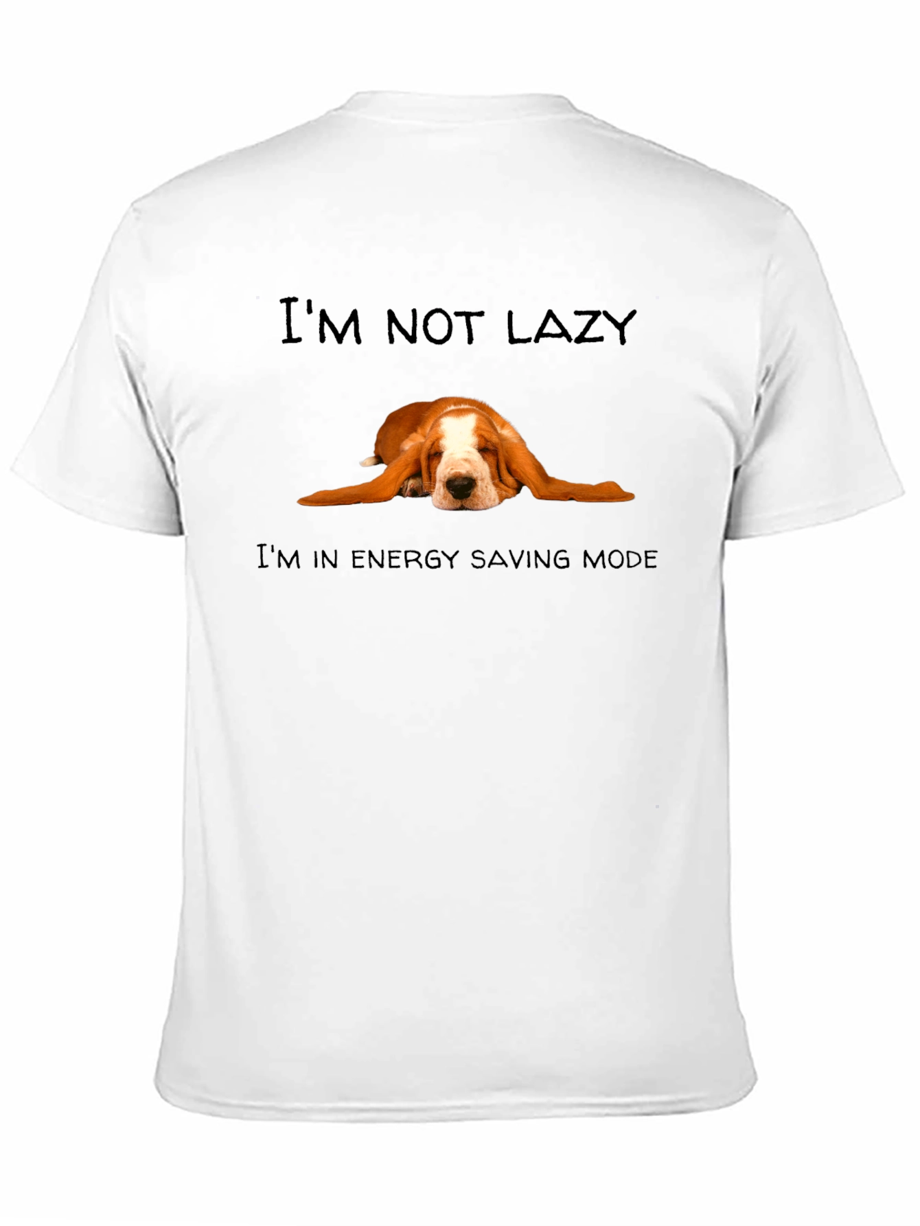 Lazy Dog T-Shirt - Energy Saving Mode Tee