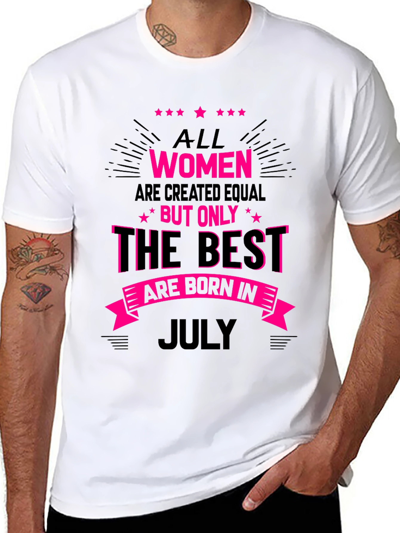 Best Women are Born in July T-Shirt