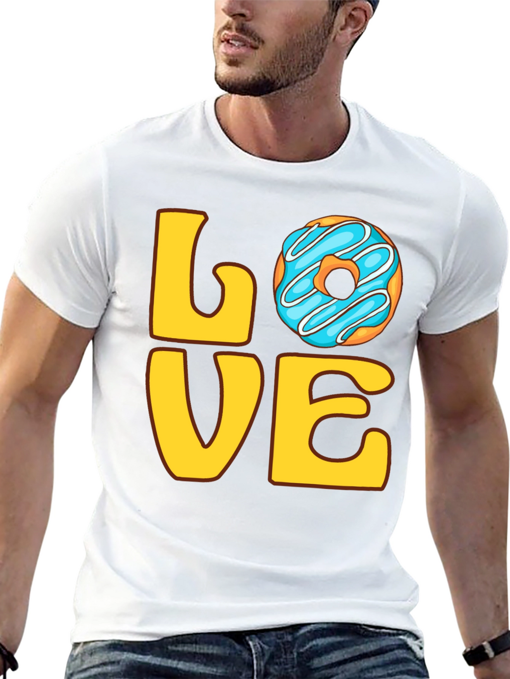 Love Donut T-Shirt - Stylish Graphic Tee