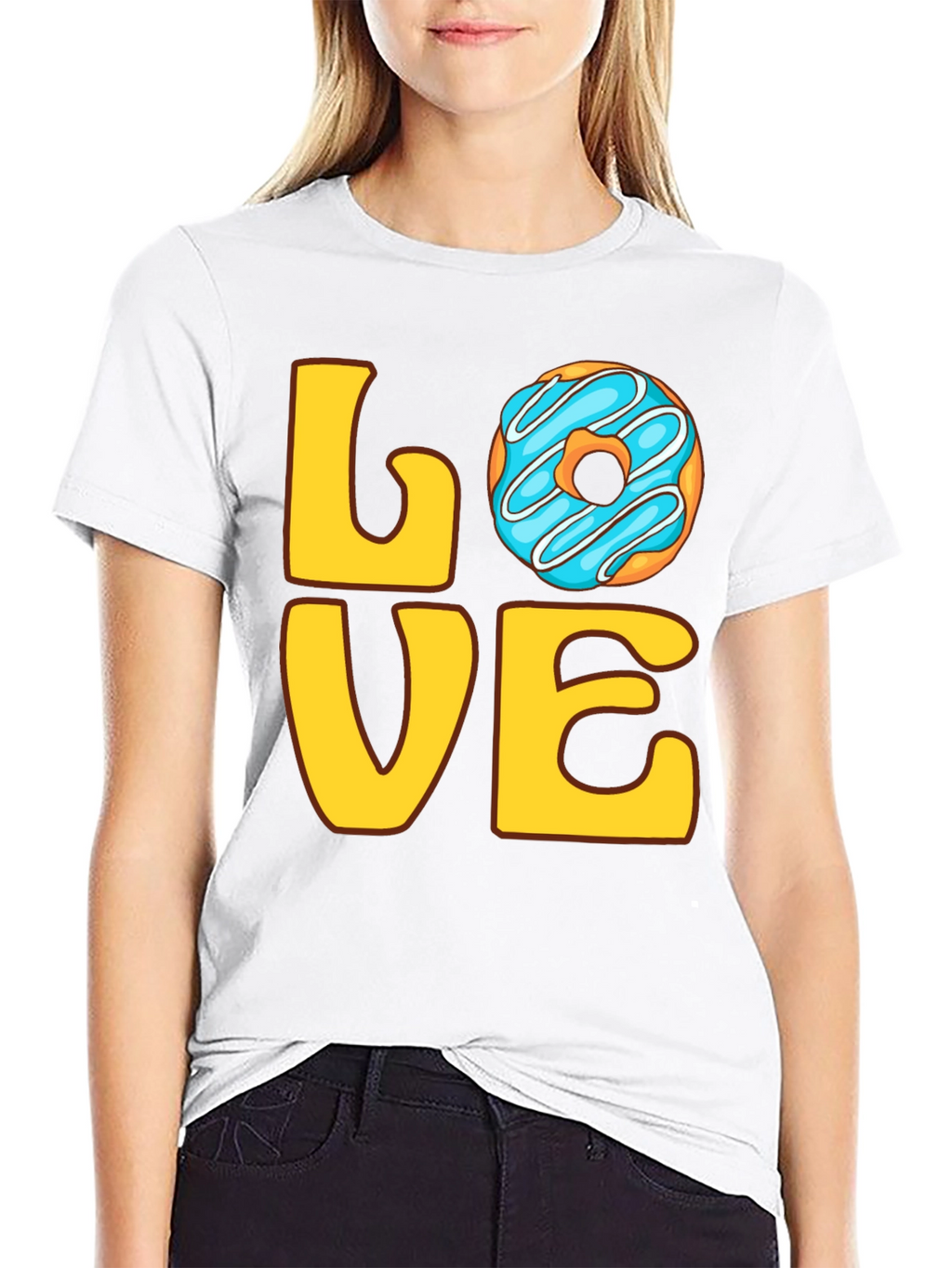 Love Donut T-Shirt - Stylish Graphic Tee