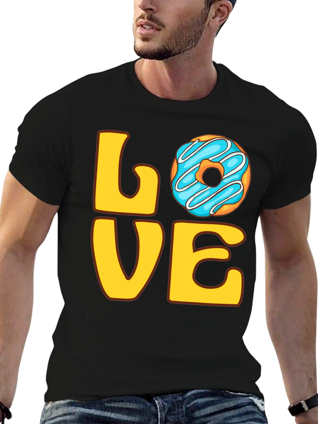 Love Donut T-Shirt - Stylish Graphic Tee
