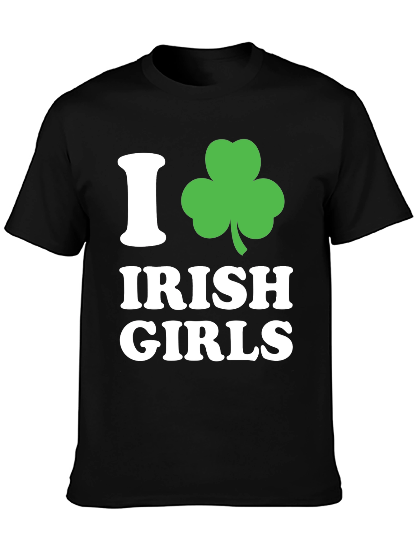 I Love Irish Girls Shamrock T-Shirt