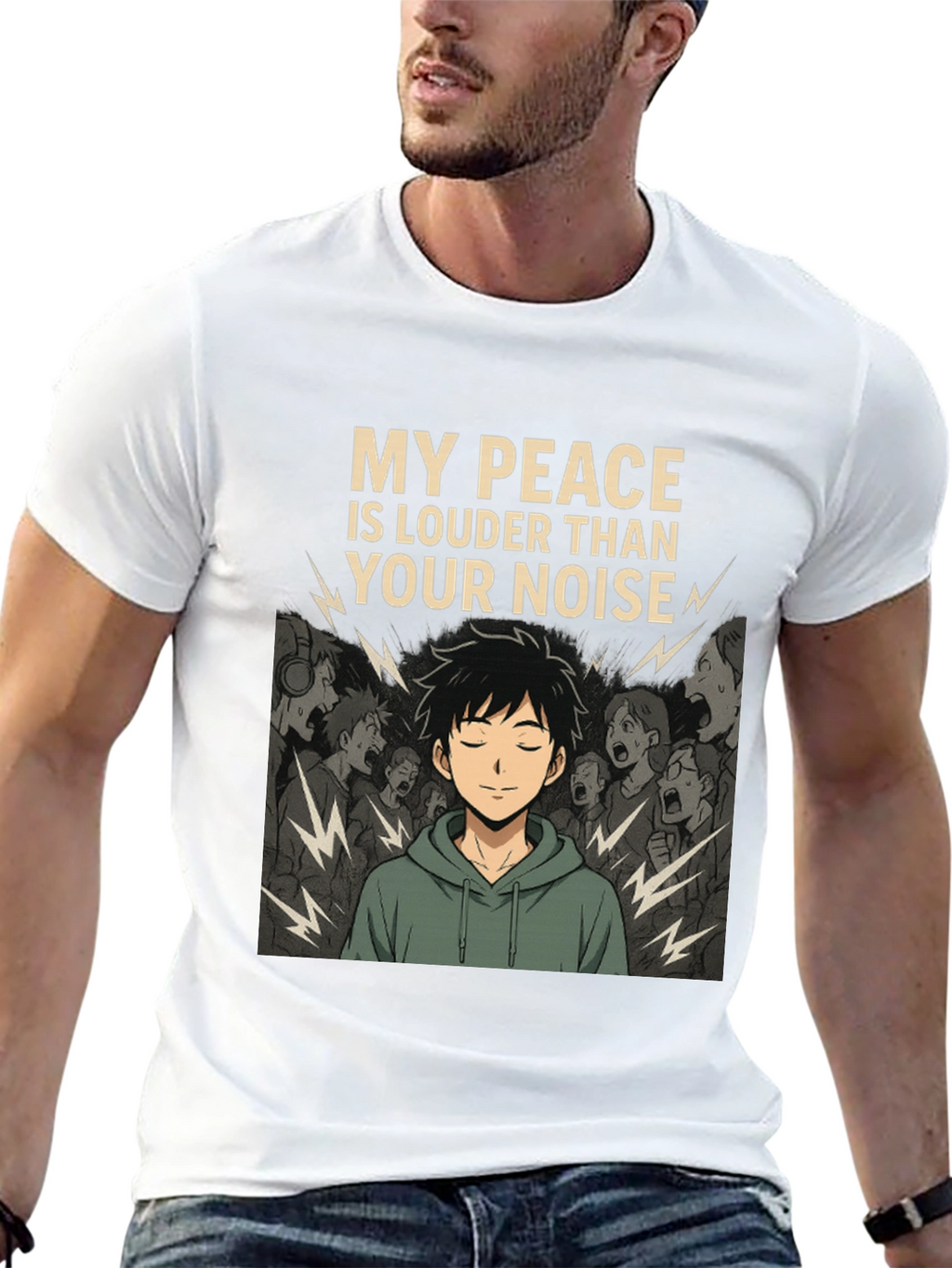 Peace Louder Than Noise Graphic Tee