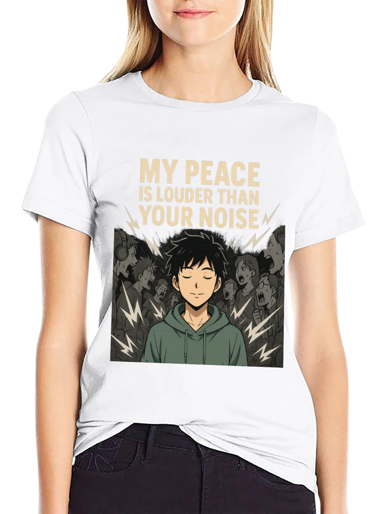 Peace Louder Than Noise Graphic Tee