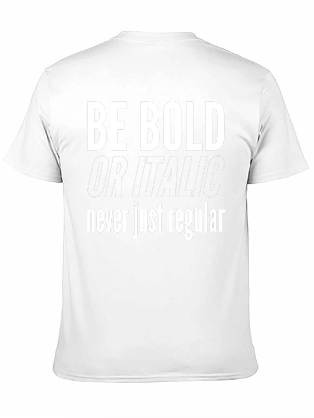 Be Bold Graphic Tee - Black