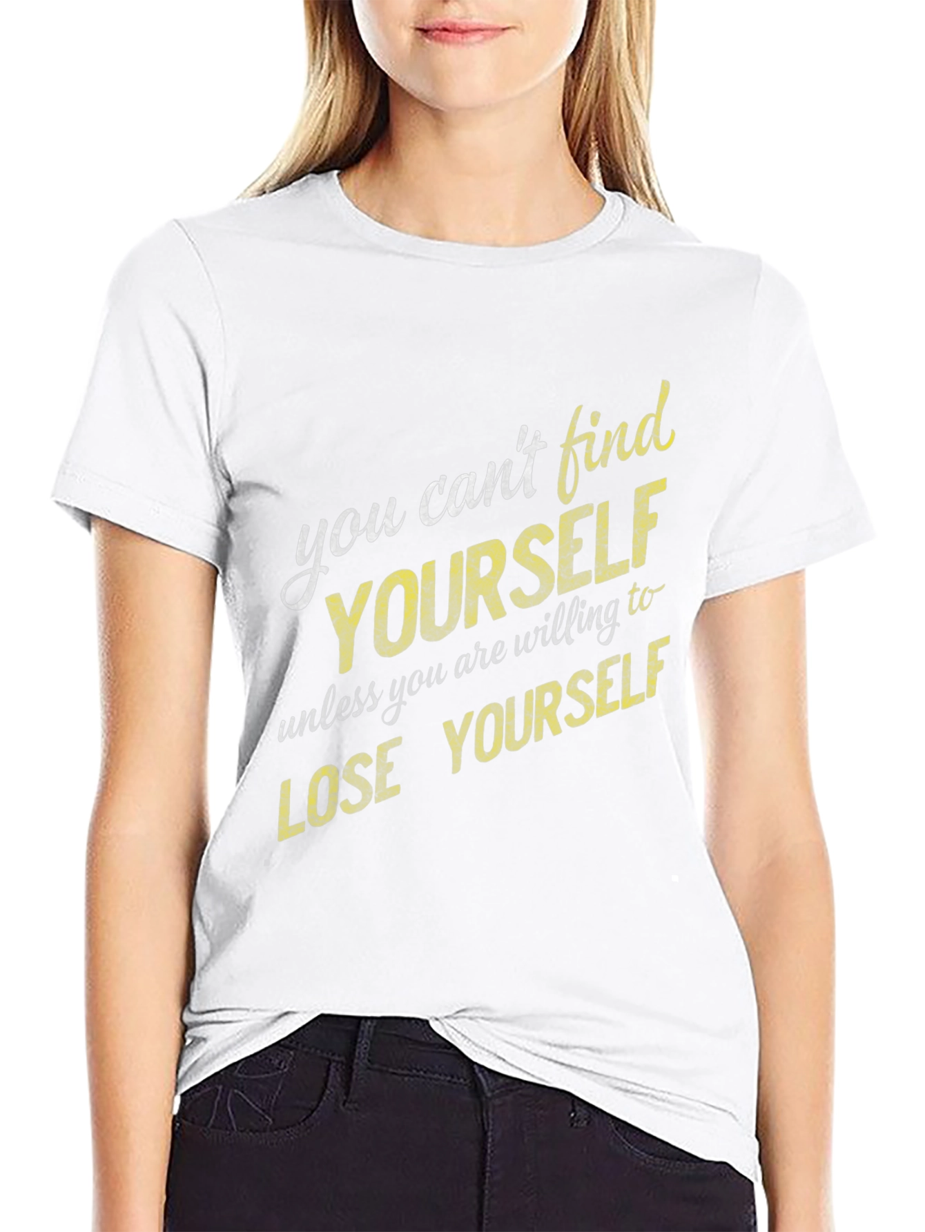 Inspirational Graphic Tee - Find Yourself