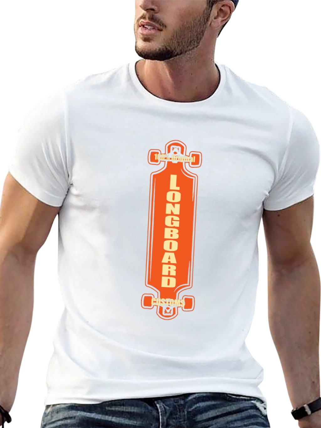 Longboard Customs Graphic Tee - Original Skater Style