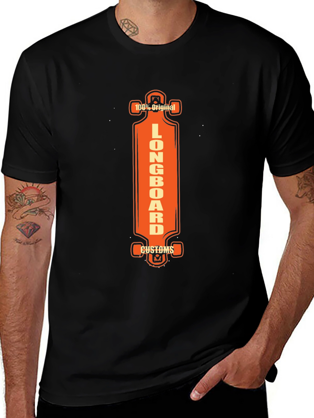 Longboard Customs Graphic Tee - Original Skater Style