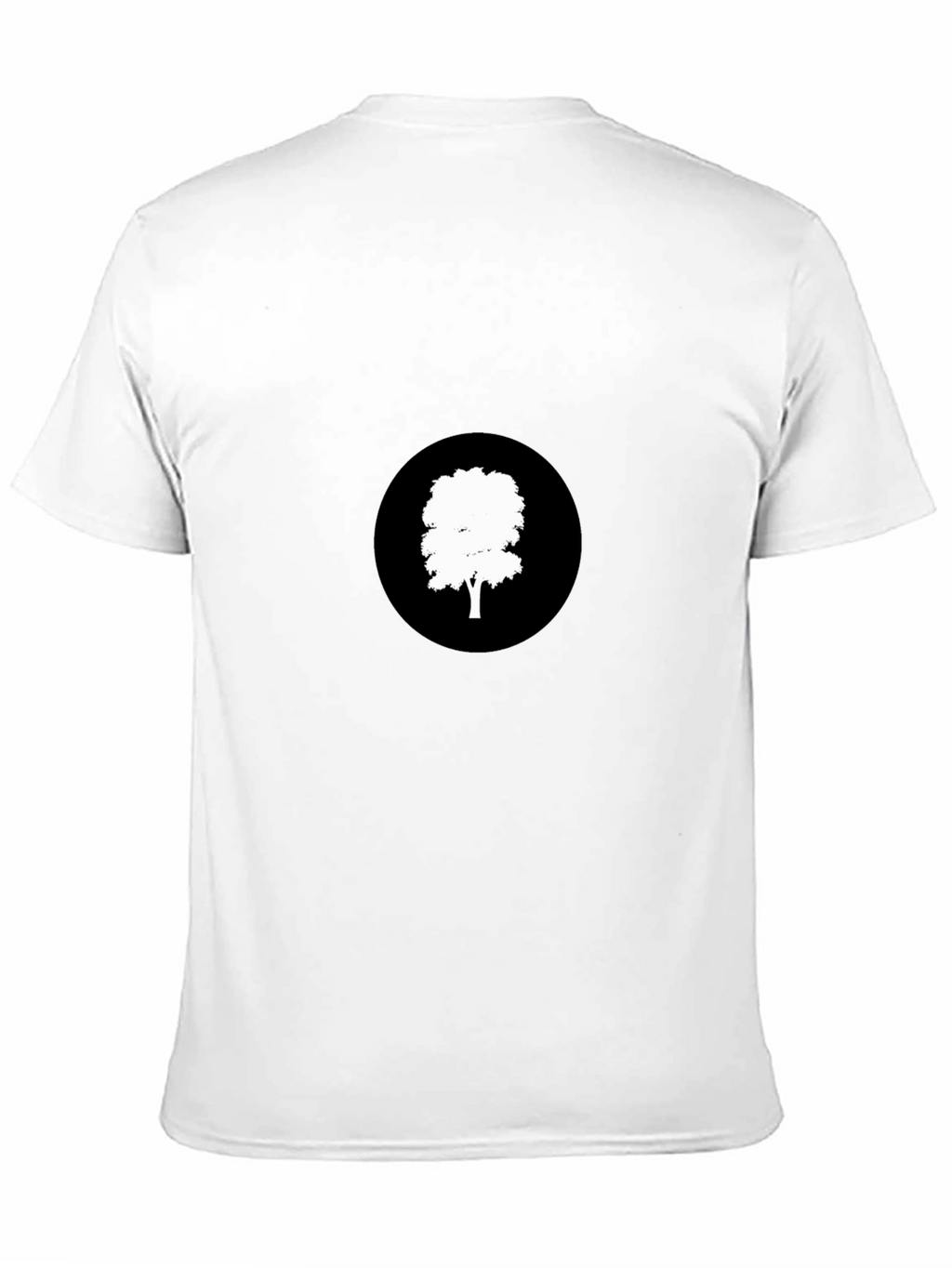 Black T-Shirt with Tree Graphic
