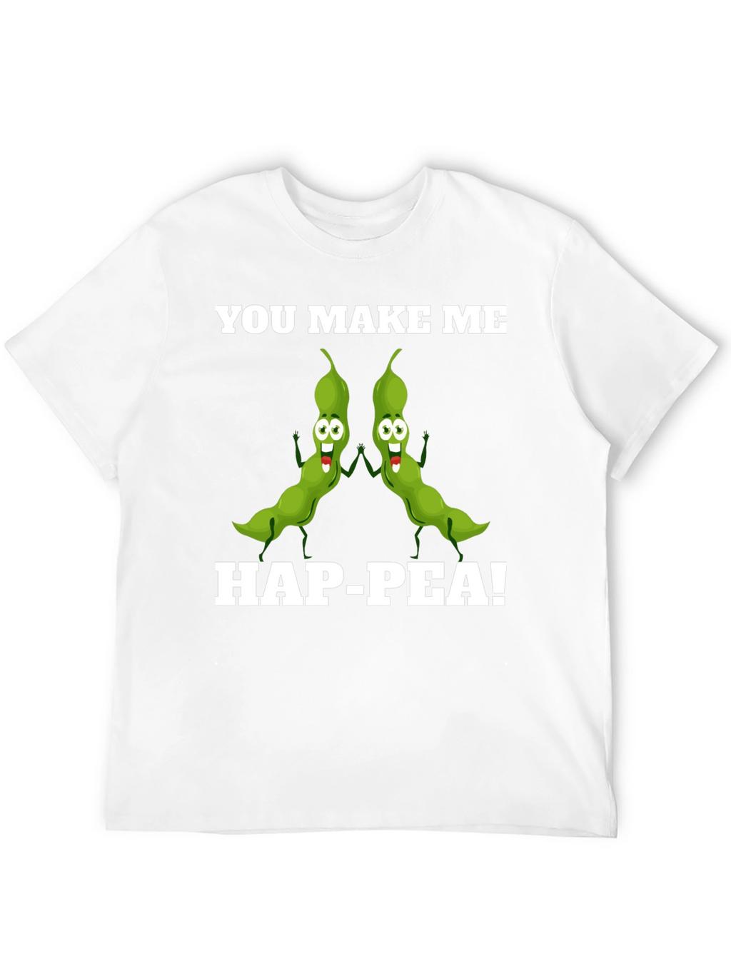 Hap-Pea! Funny Pea Pod Pun T-Shirt