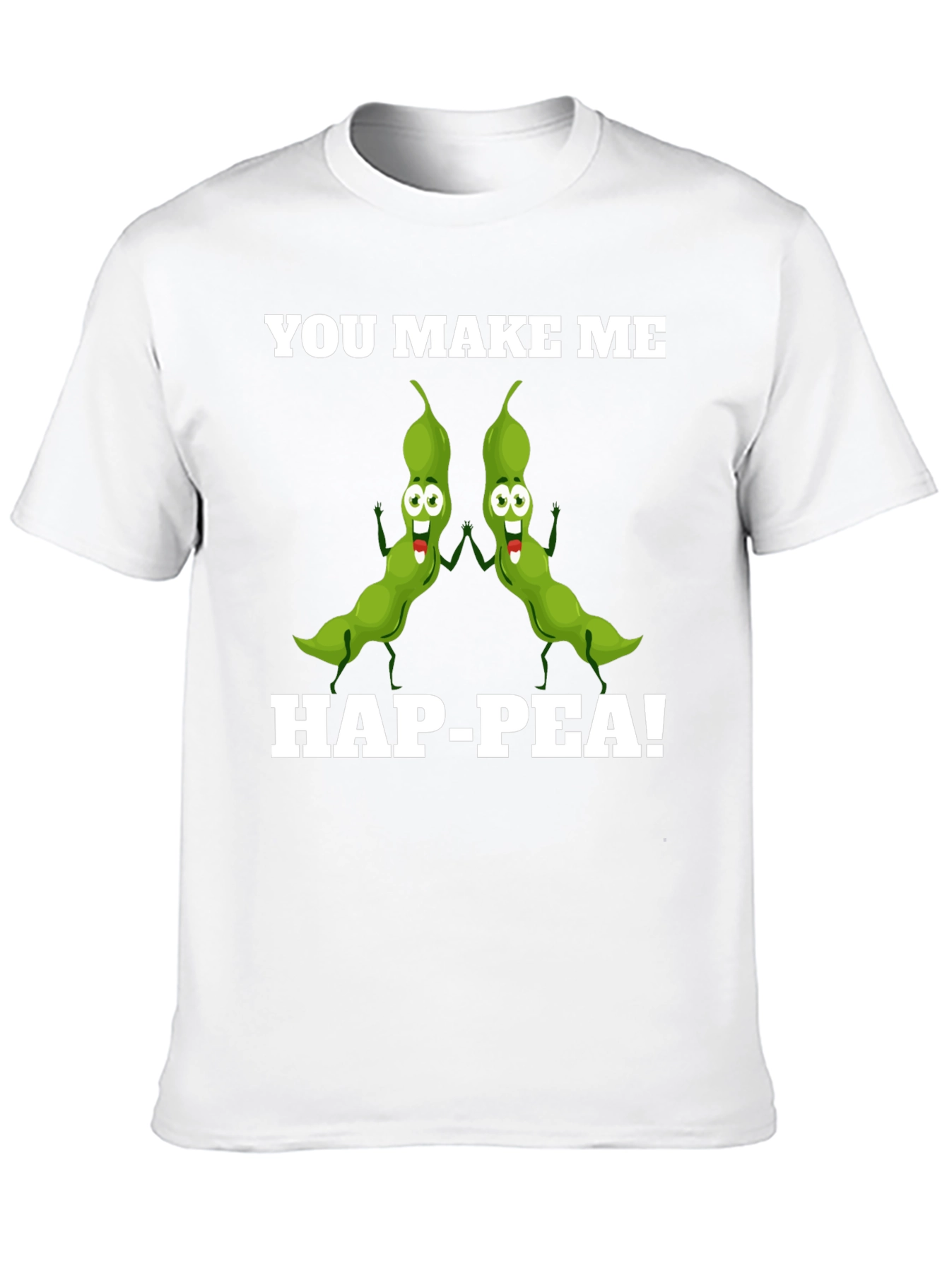 Hap-Pea! Funny Pea Pod Pun T-Shirt