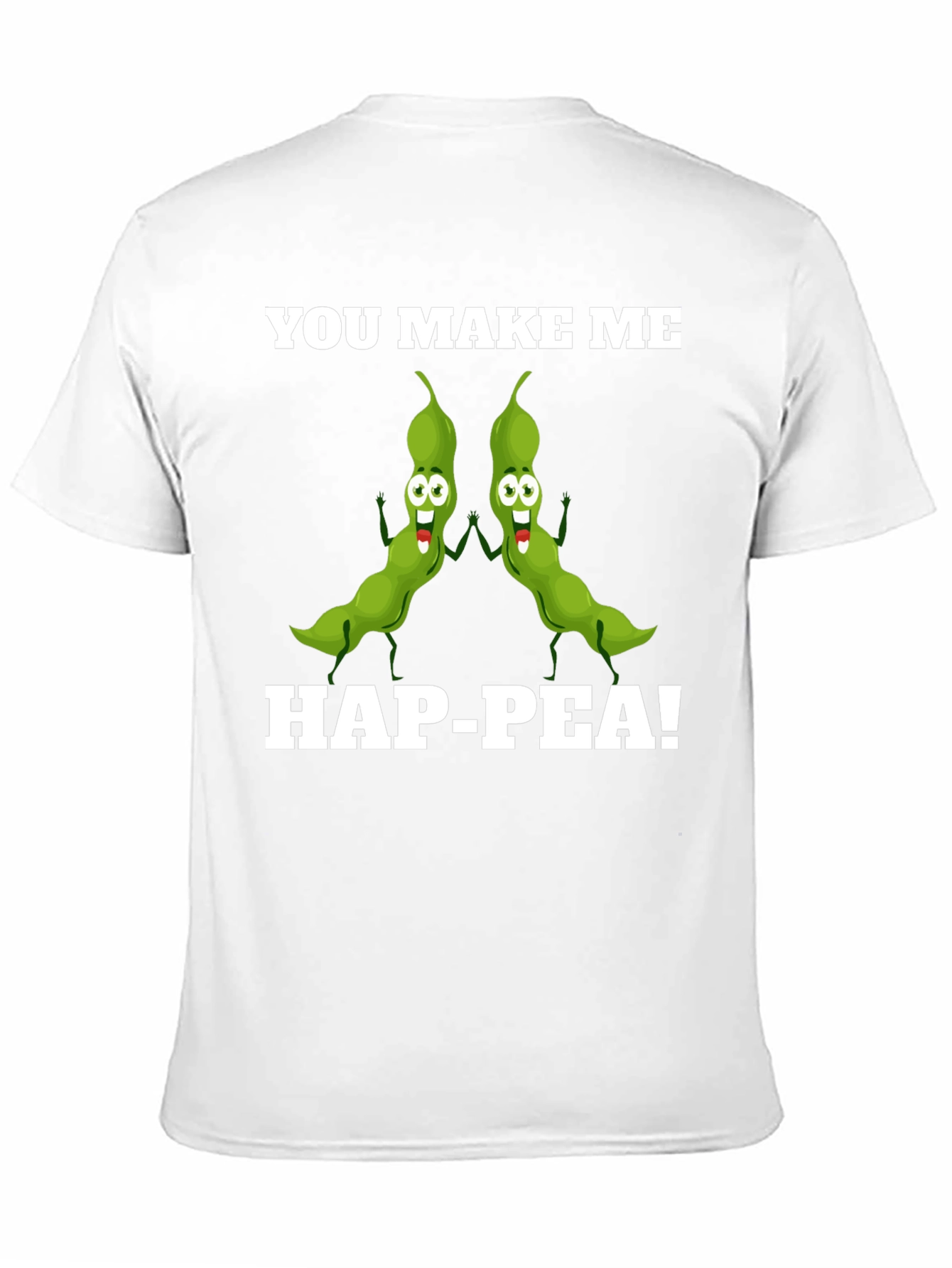 Hap-Pea! Funny Pea Pod Pun T-Shirt