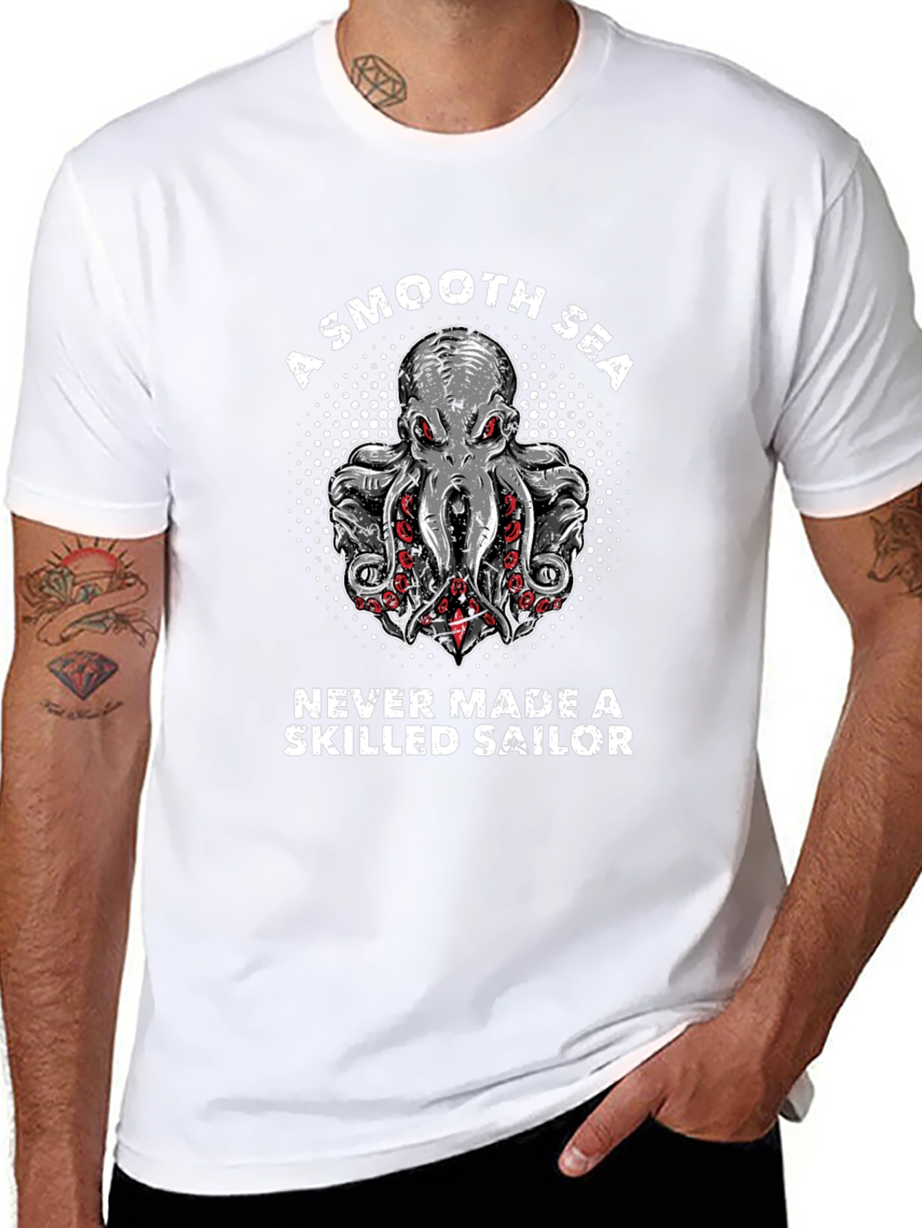 A Smooth Sea Octopus Graphic T-Shirt