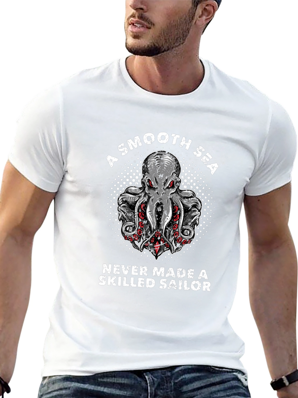 A Smooth Sea Octopus Graphic T-Shirt