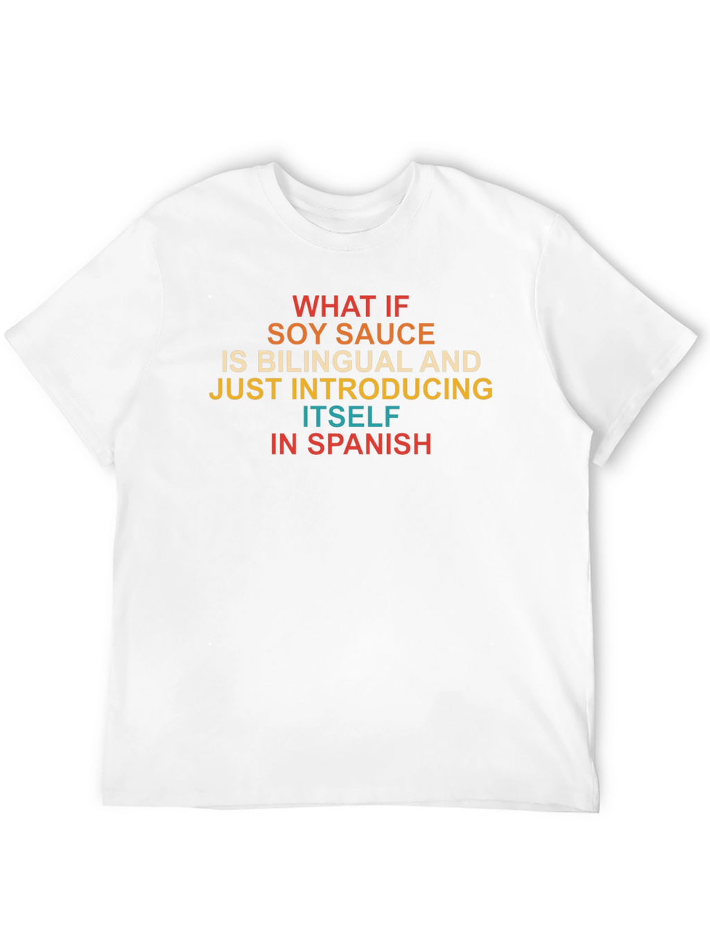Bilingual Soy Sauce Graphic T-Shirt