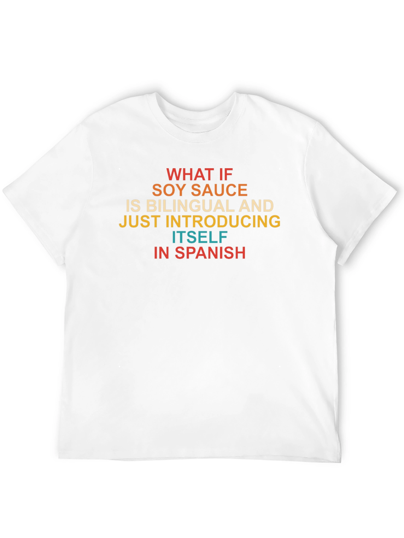 Bilingual Soy Sauce Graphic T-Shirt