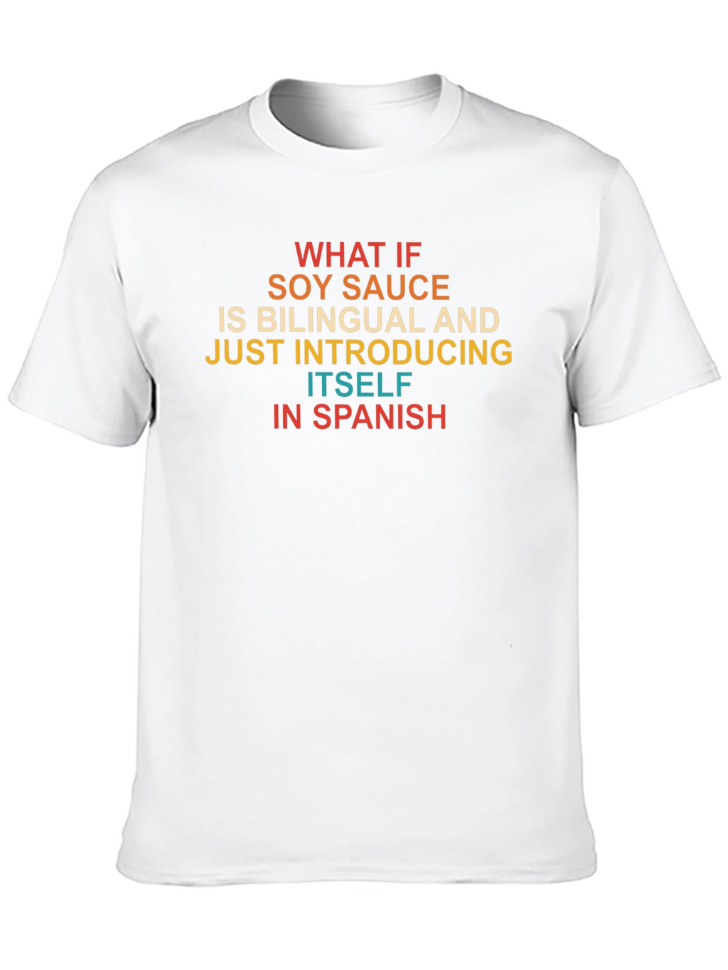 Bilingual Soy Sauce Graphic T-Shirt