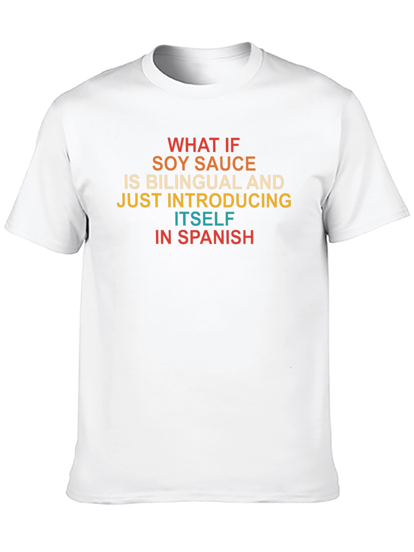 Bilingual Soy Sauce Graphic T-Shirt