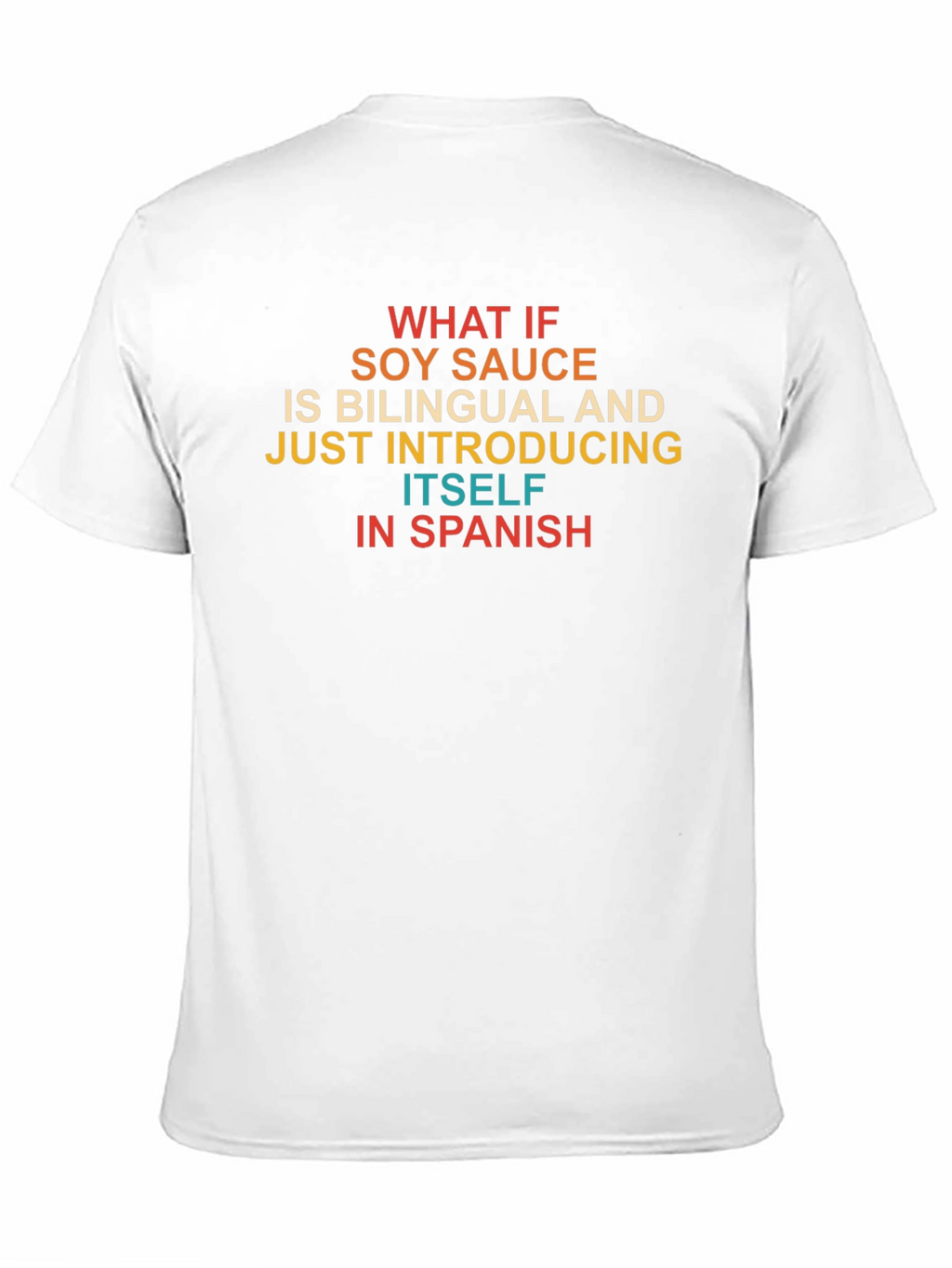 Bilingual Soy Sauce Graphic T-Shirt
