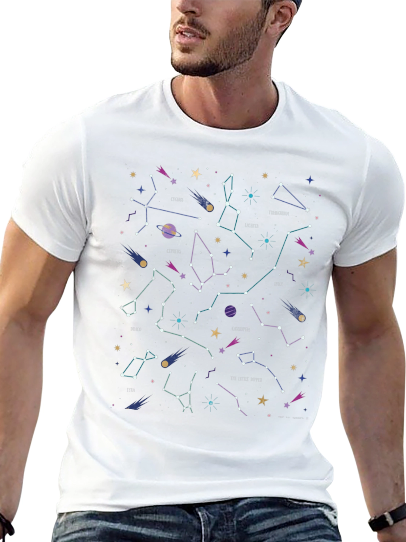 Celestial Constellation Graphic Tee - Unisex Fit
