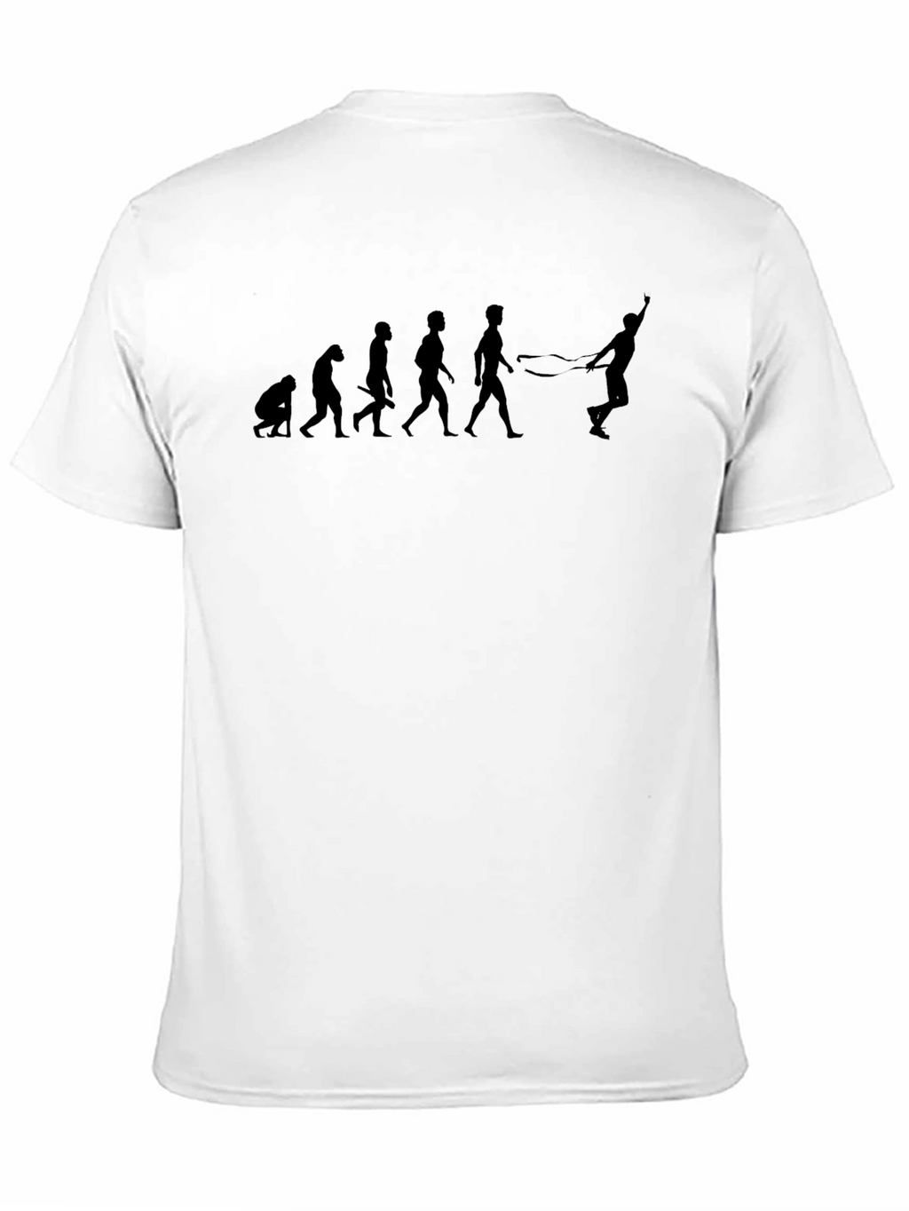 Evolution of a Tennis Player Black T-Shirt