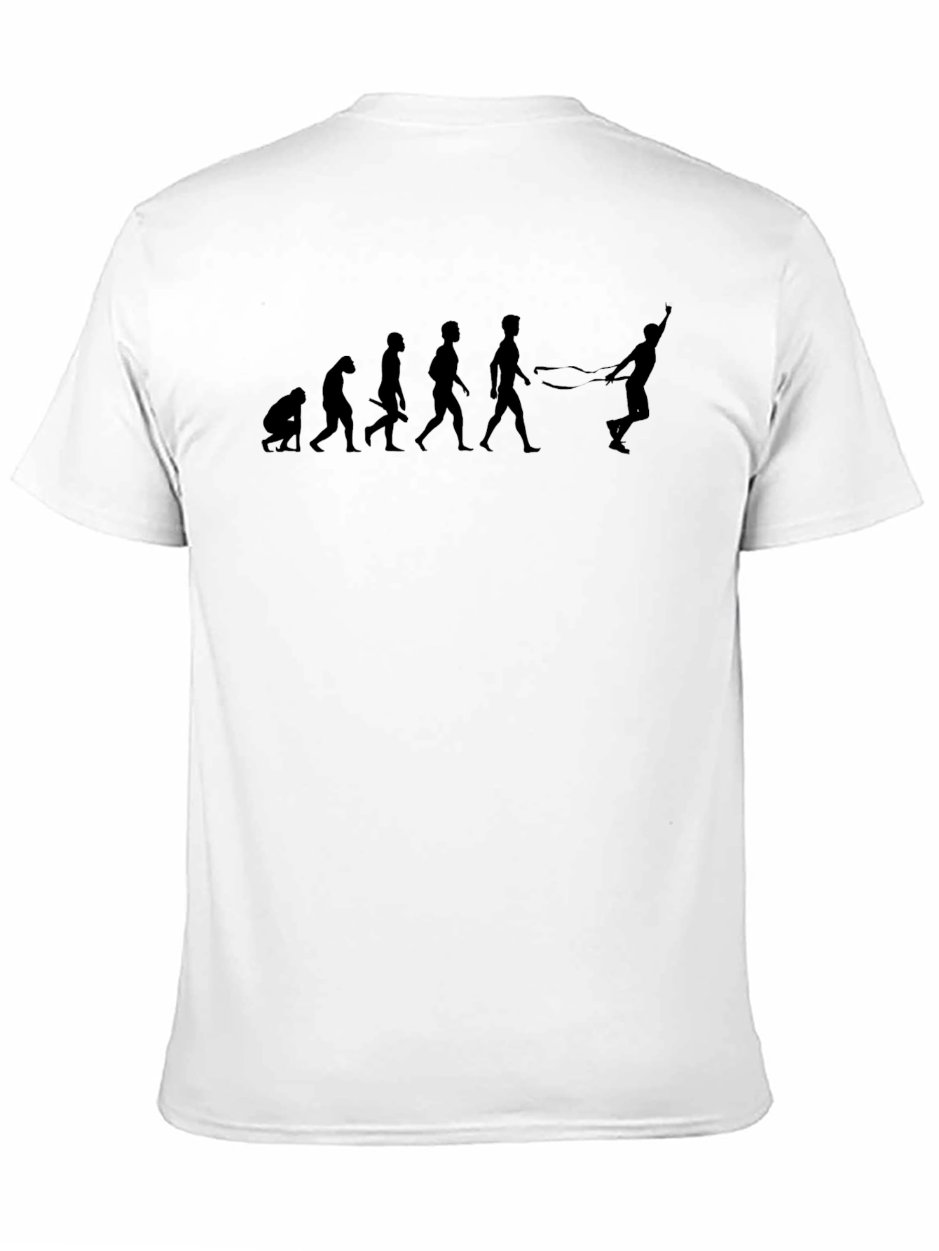 Evolution of a Tennis Player Black T-Shirt