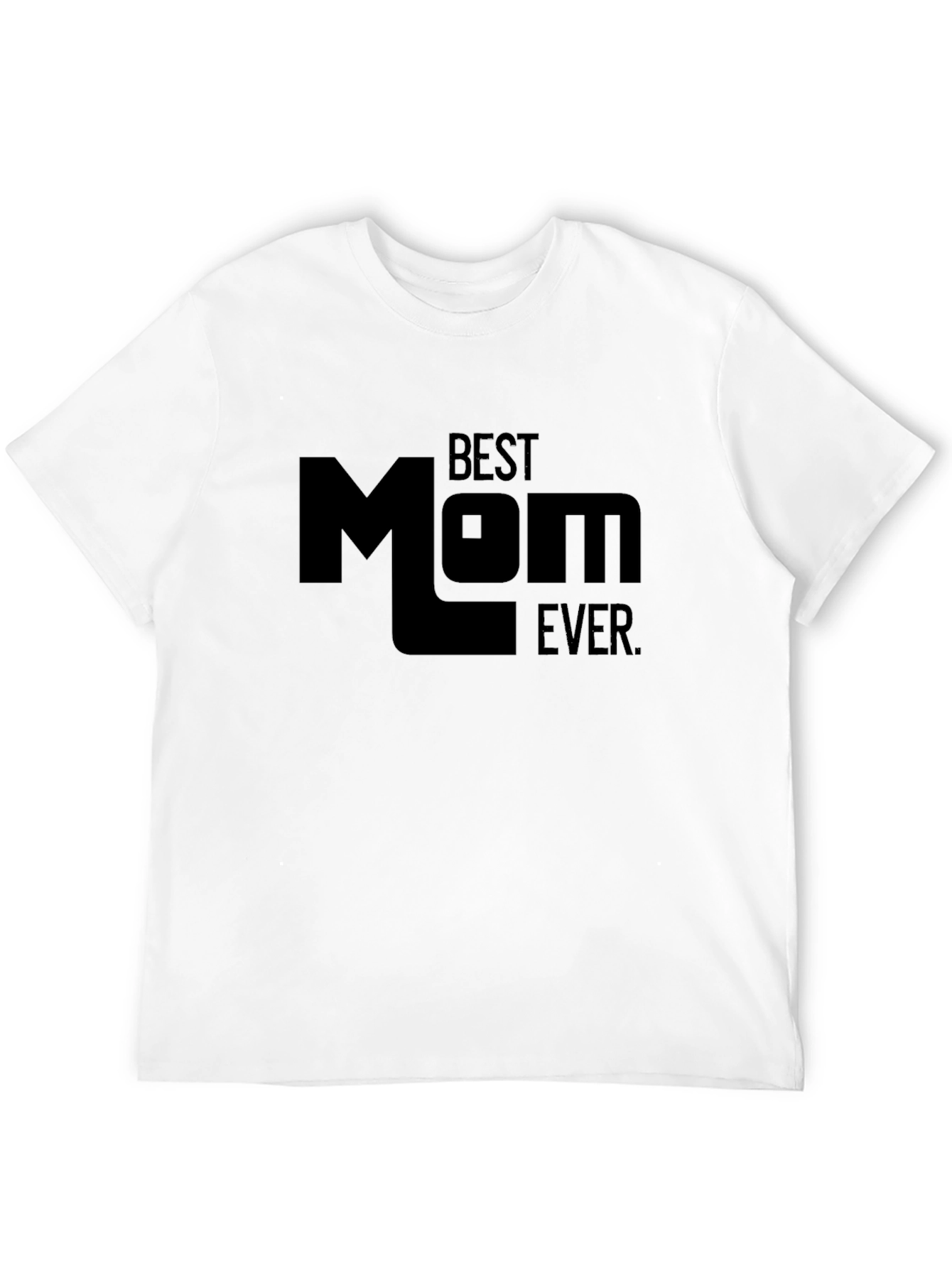 Best Mom Ever Black Graphic Tee Shirt