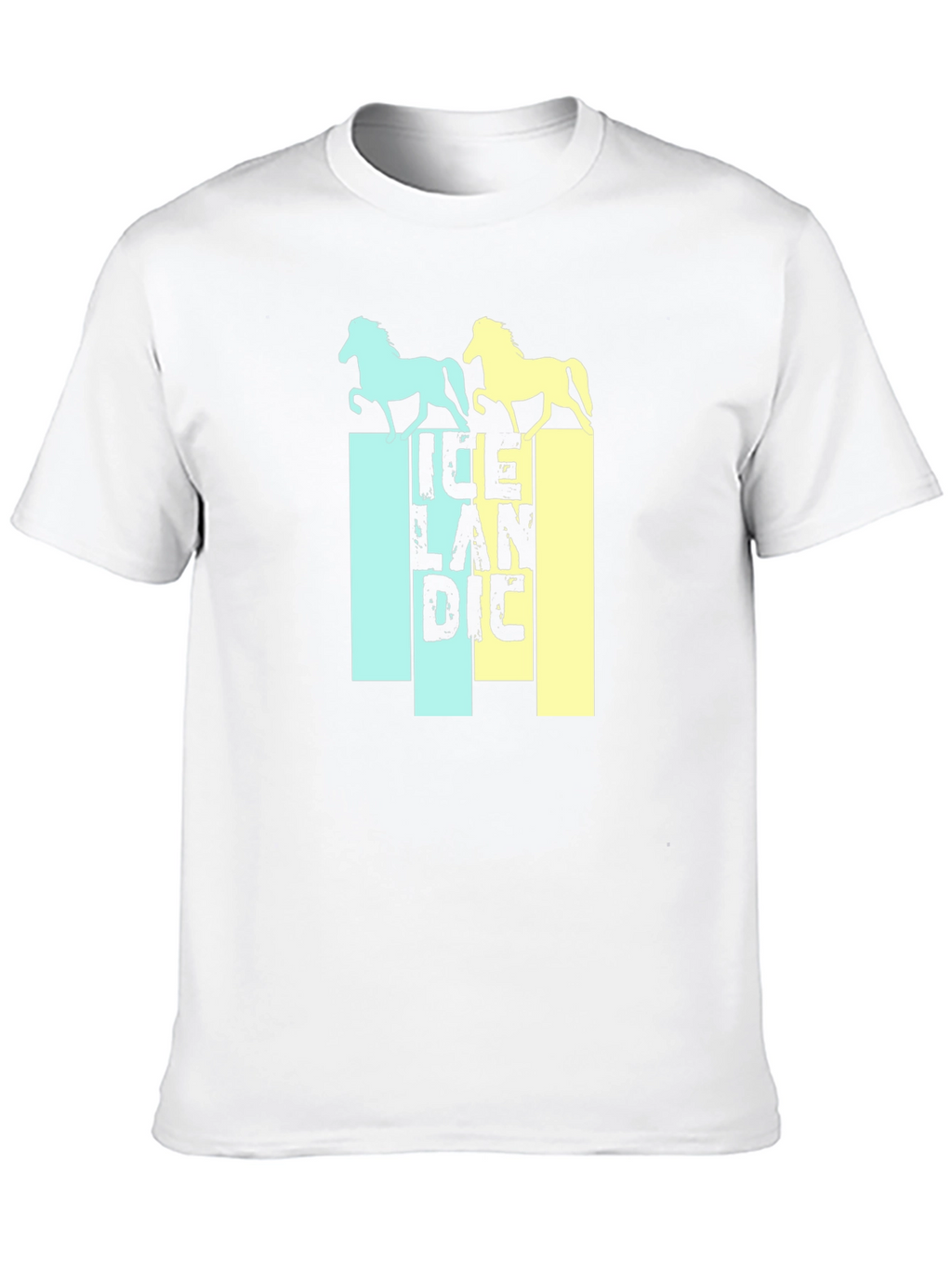 Icelandic Horse Graphic Tee - Black