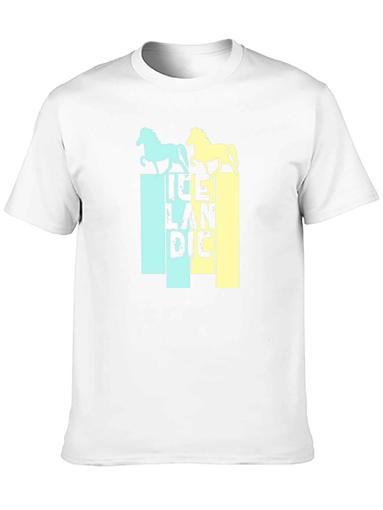Icelandic Horse Graphic Tee - Black