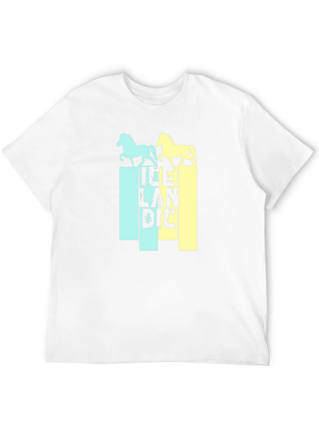 Icelandic Horse Graphic Tee - Black