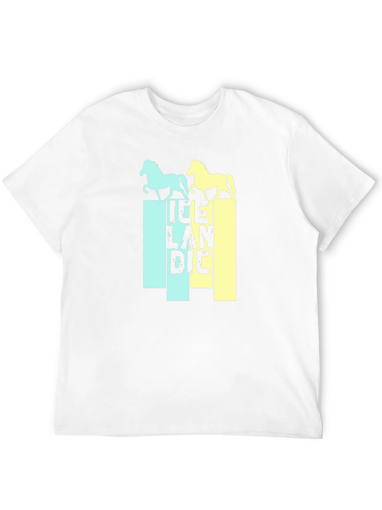 Icelandic Horse Graphic Tee - Black