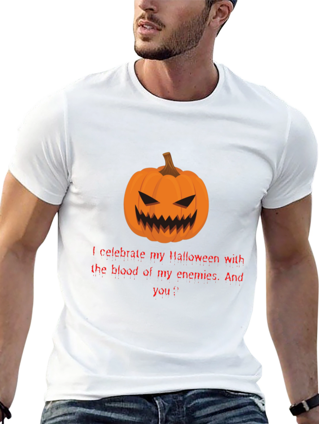Halloween Pumpkin T-Shirt - Enemies Blood