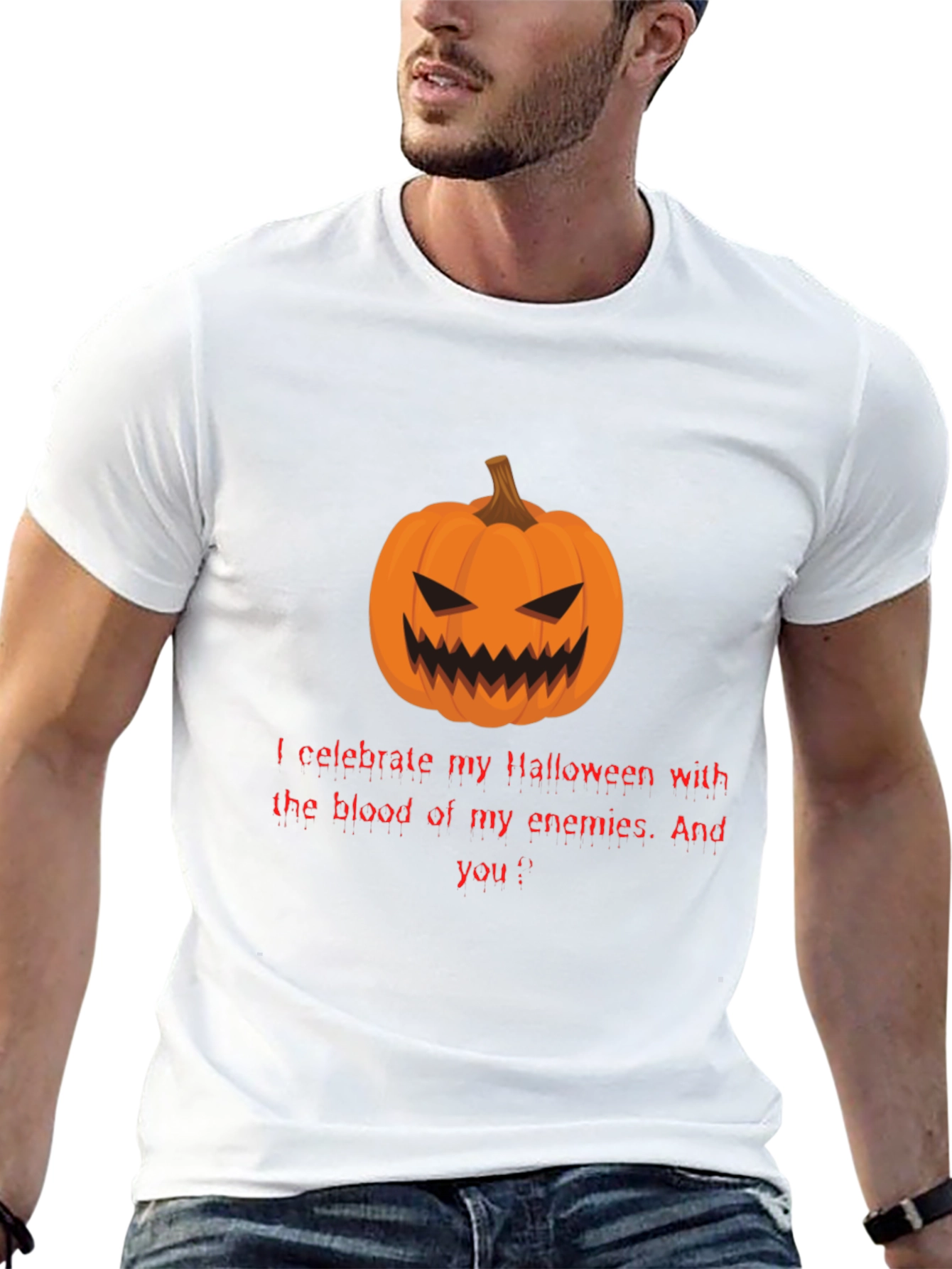 Halloween Pumpkin T-Shirt - Enemies Blood