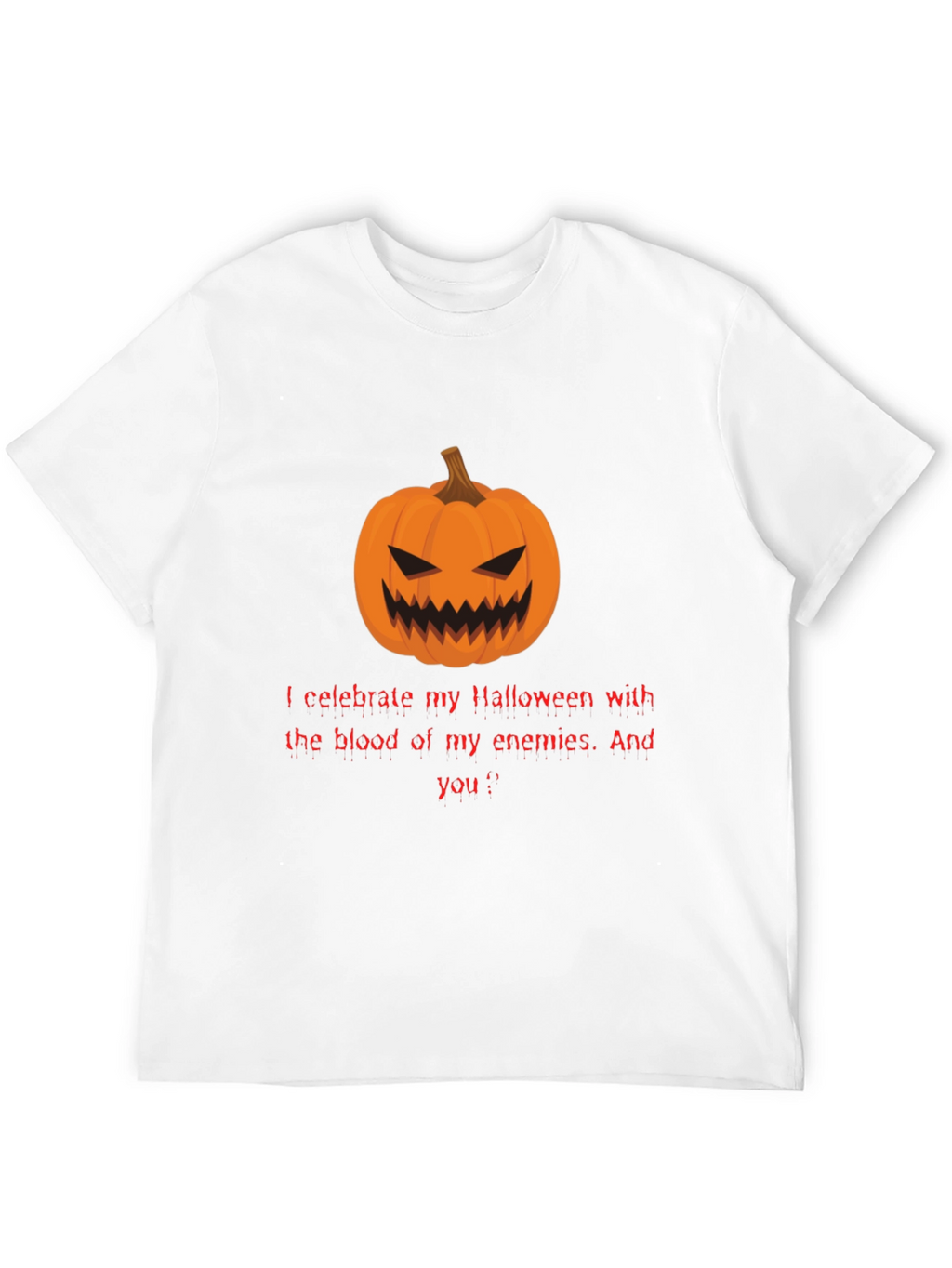 Halloween Pumpkin T-Shirt - Enemies Blood
