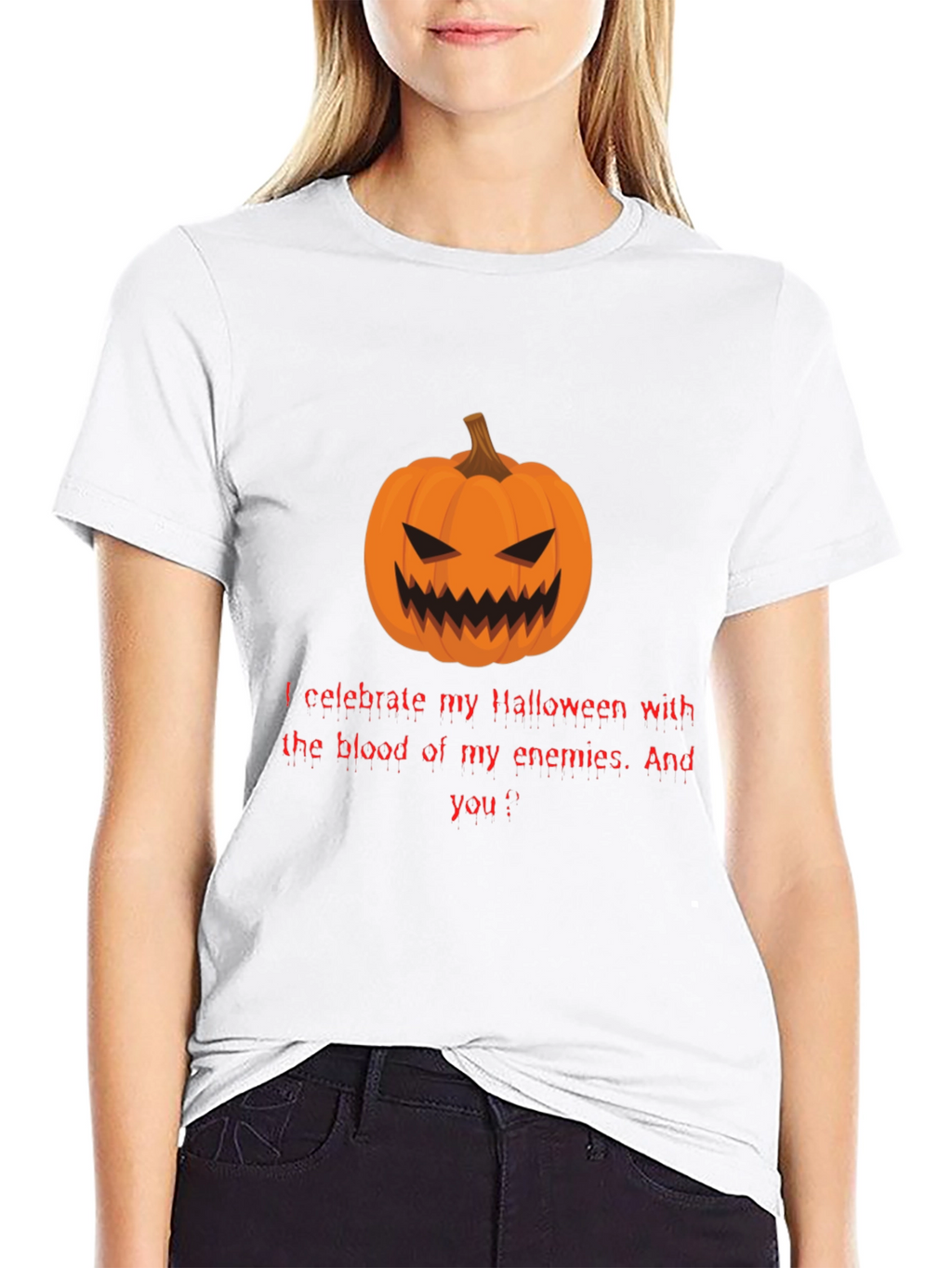 Halloween Pumpkin T-Shirt - Enemies Blood