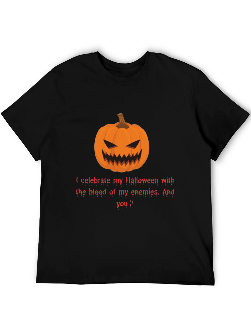 Halloween Pumpkin T-Shirt - Enemies Blood
