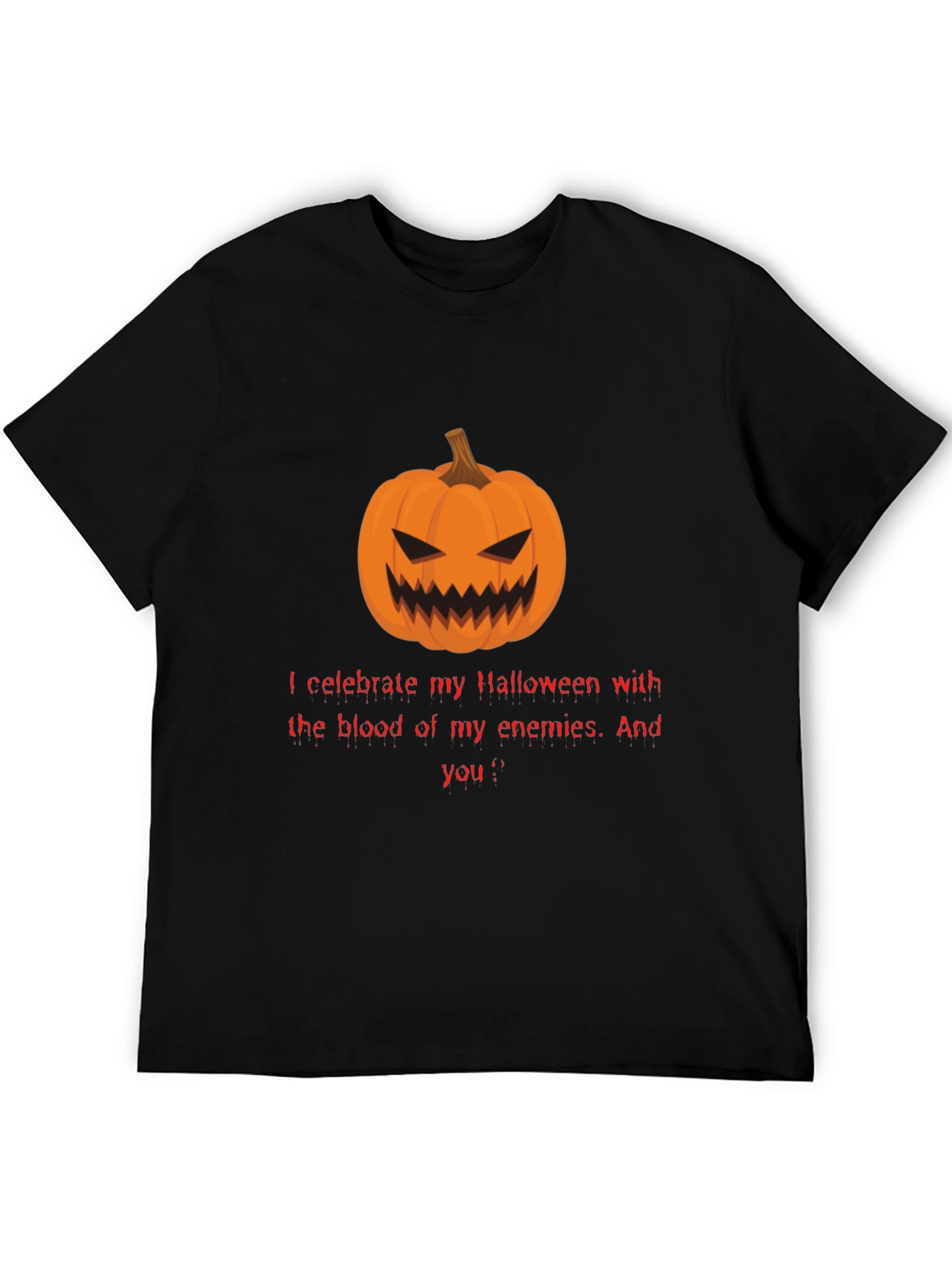 Halloween Pumpkin T-Shirt - Enemies Blood