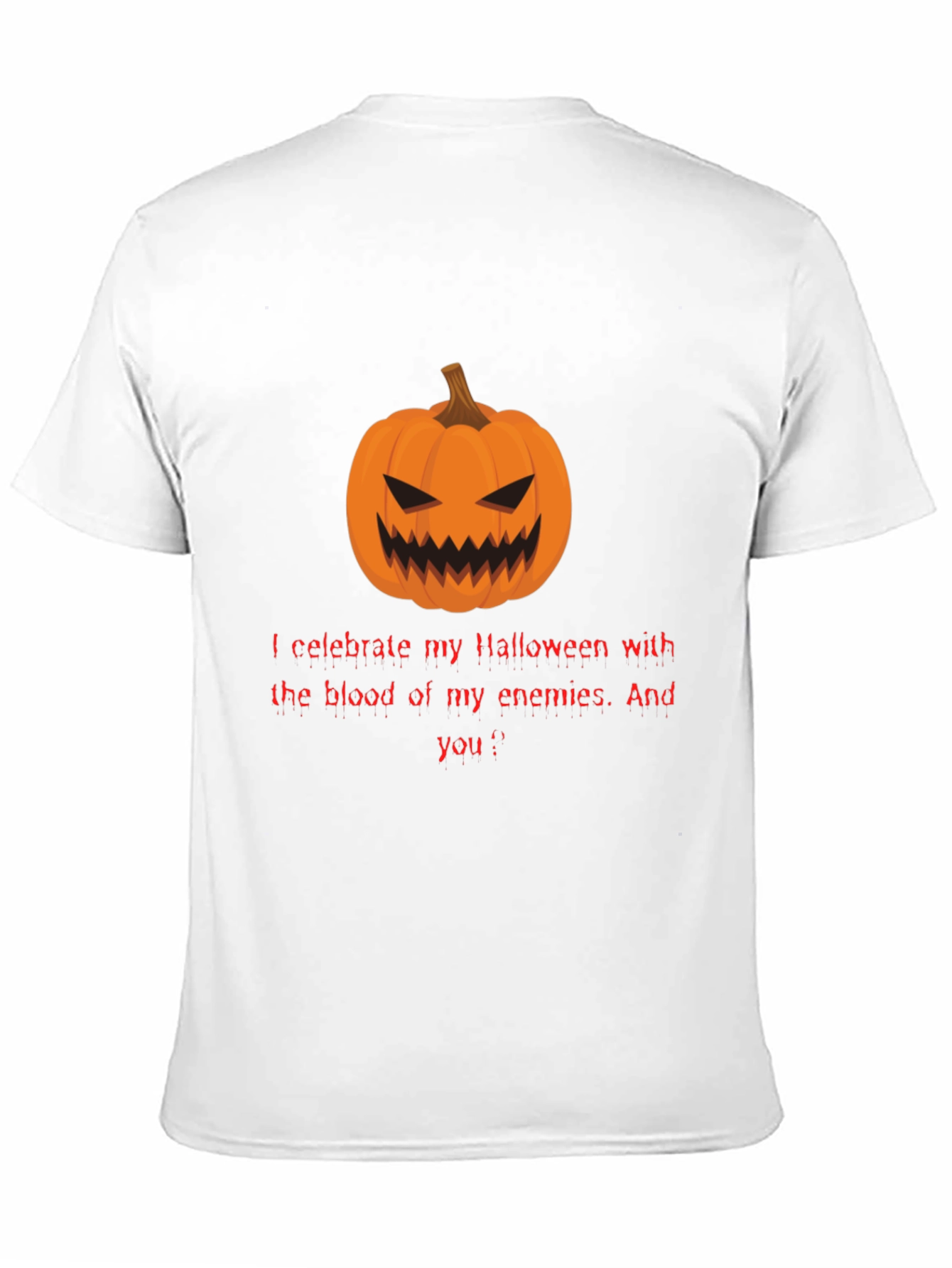 Halloween Pumpkin T-Shirt - Enemies Blood