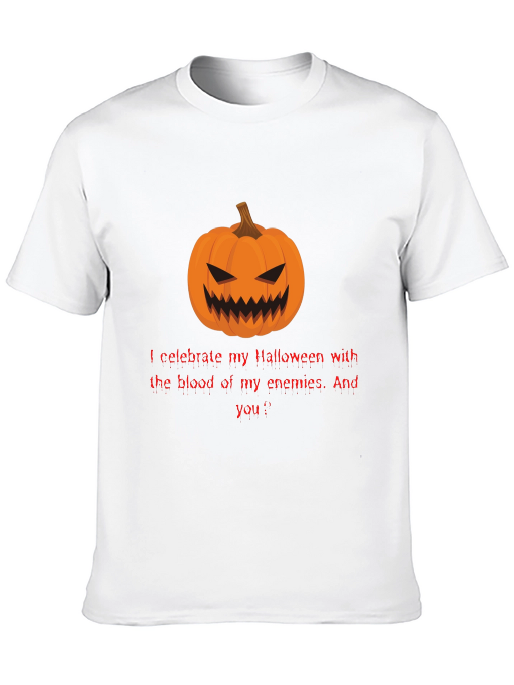 Halloween Pumpkin T-Shirt - Enemies Blood