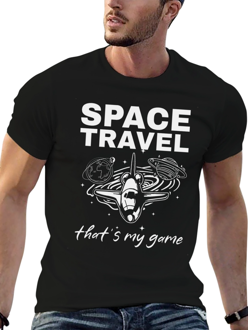 Space Travel T-Shirt - Thats My Game Tee