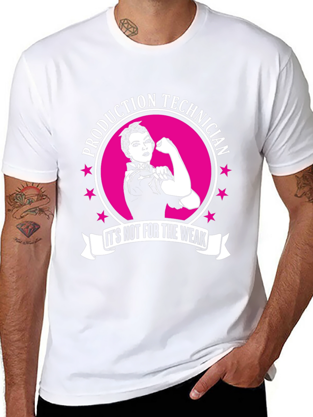 Production Technician Womens Empowerment T-Shirt