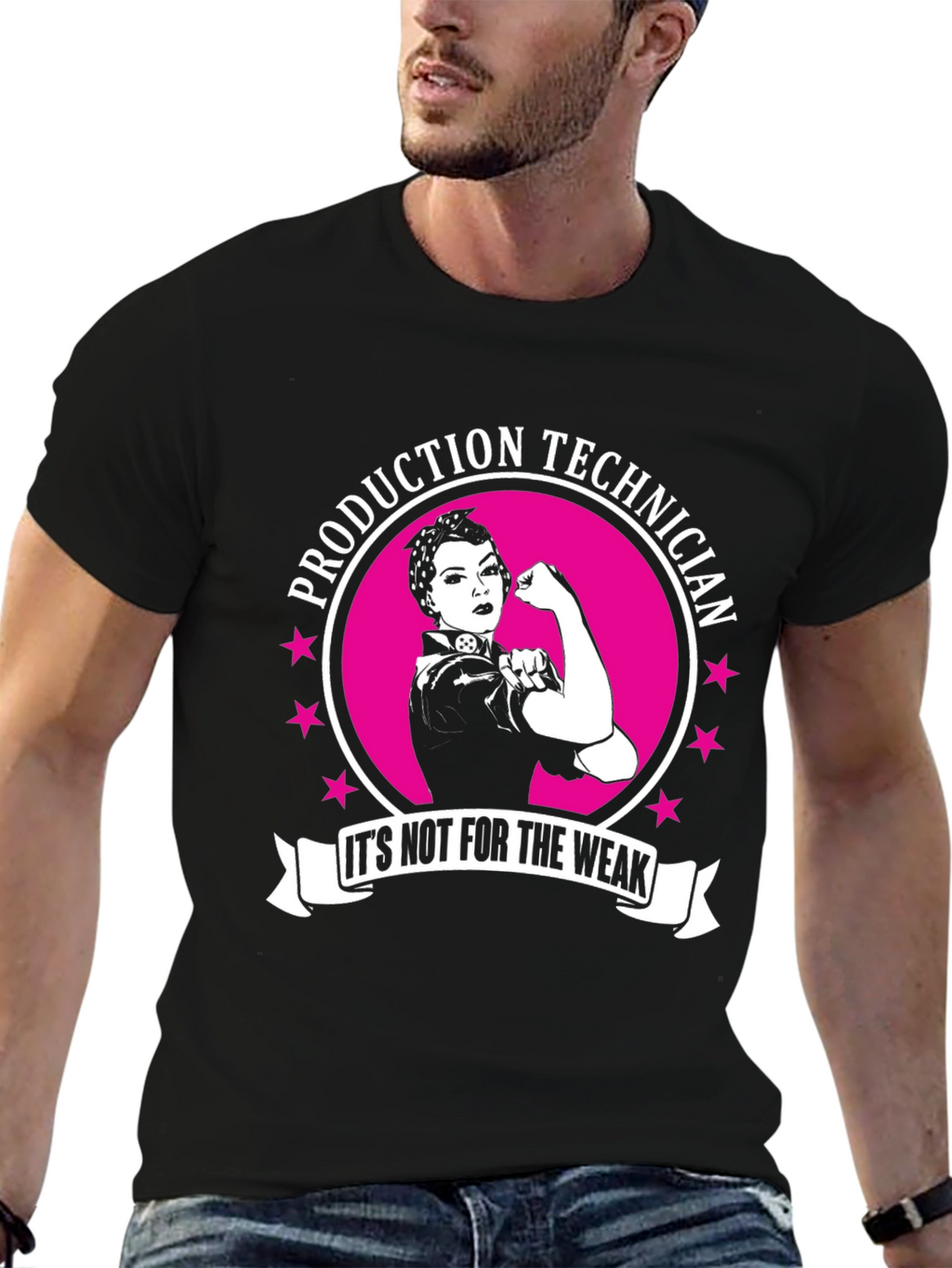 Production Technician Womens Empowerment T-Shirt