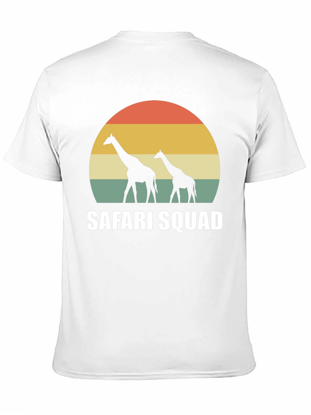 Safari Squad Giraffe Sunset Graphic T-Shirt
